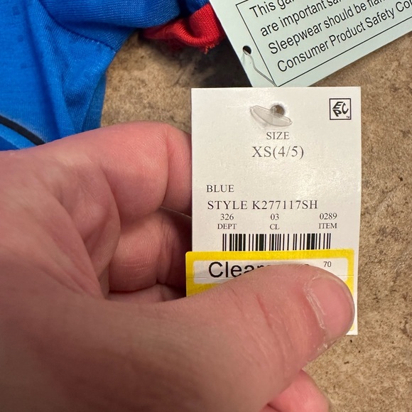 NWT Boys Sonic the Hedgehog union suit - Picture 4 of 4